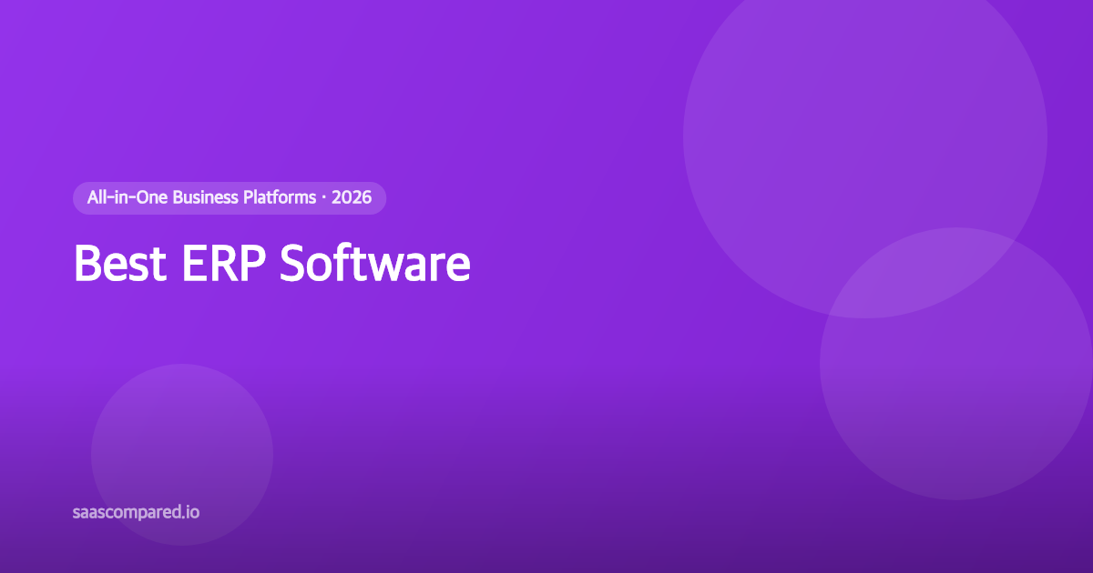 Best ERP Software for Small Business in 2026: All-in-One Business Platforms Compared